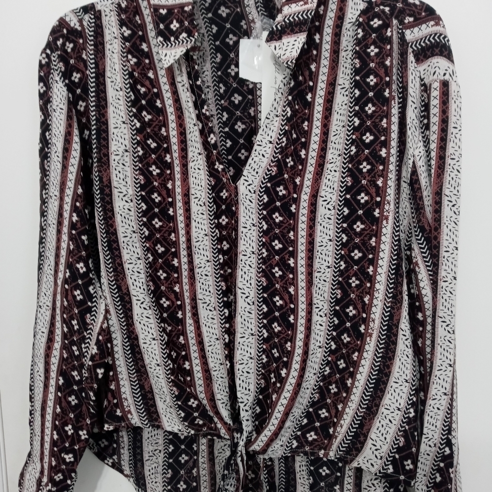 All in Favor Women's Long sleeve.blouse